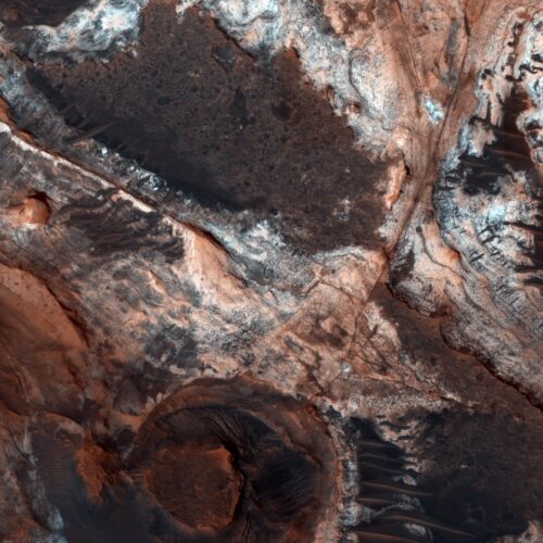 Edge of Mars’ great dichotomy eroded back by hundreds of kilometers