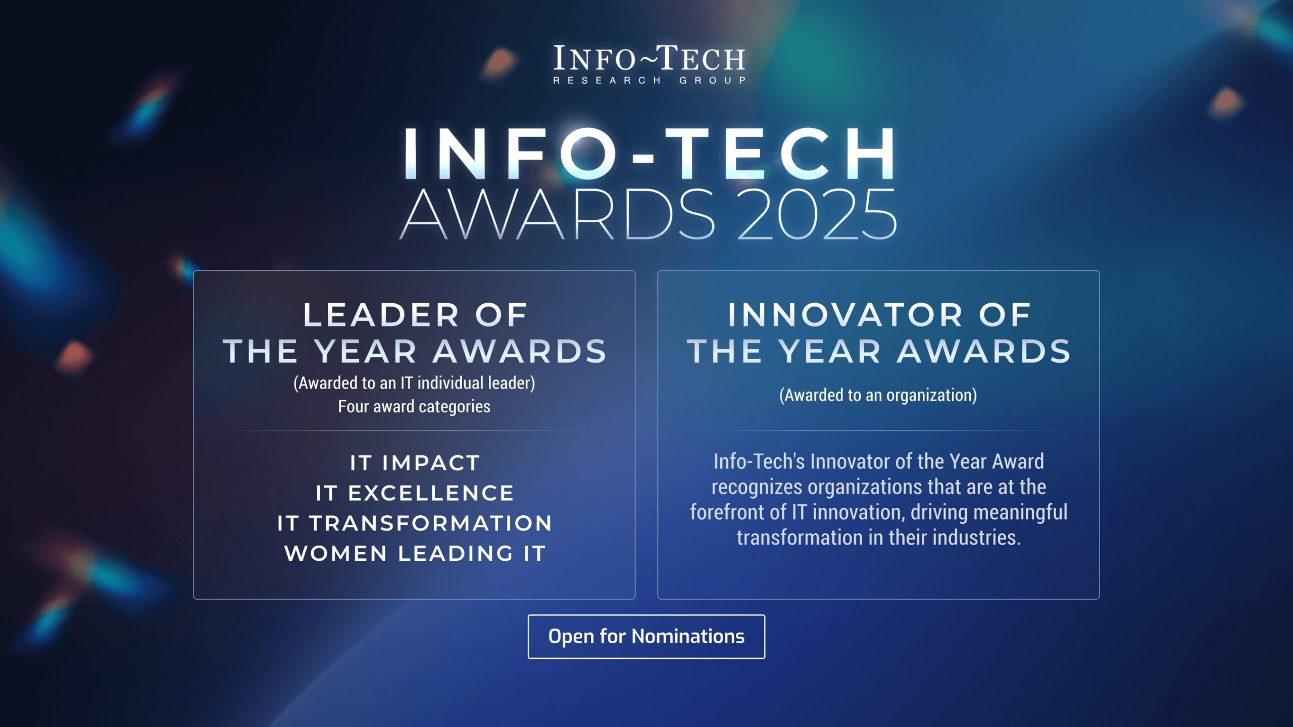 info-tech-research-group-expands-annual-awards-program-to-spotlight-it-leadership,-excellence,-and-innovation