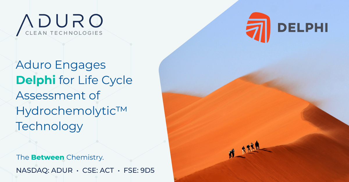 aduro-clean-technologies-engages-delphi-for-life-cycle-assessment-of-hydrochemolytic-technology
