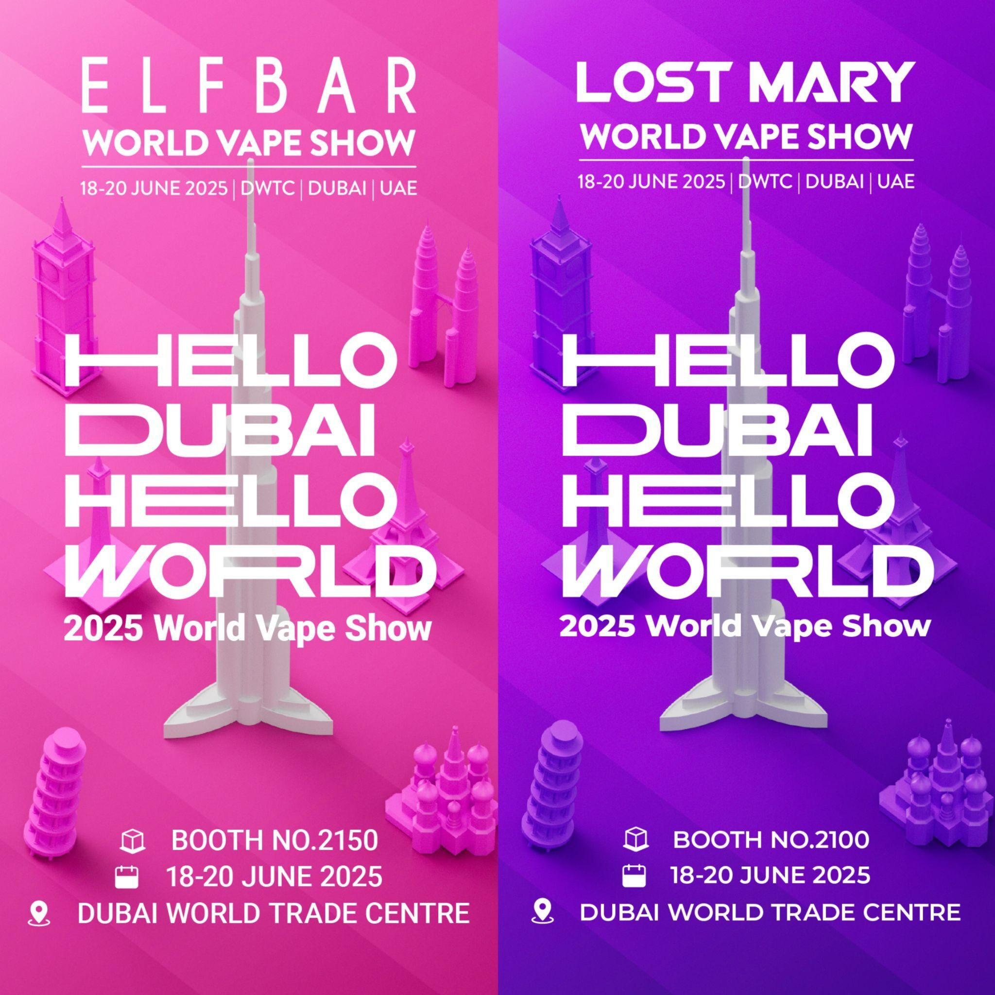 elfbar-and-lost-mary-to-reinforce-industry-leadership-at-dubai-world-vape-show-2025