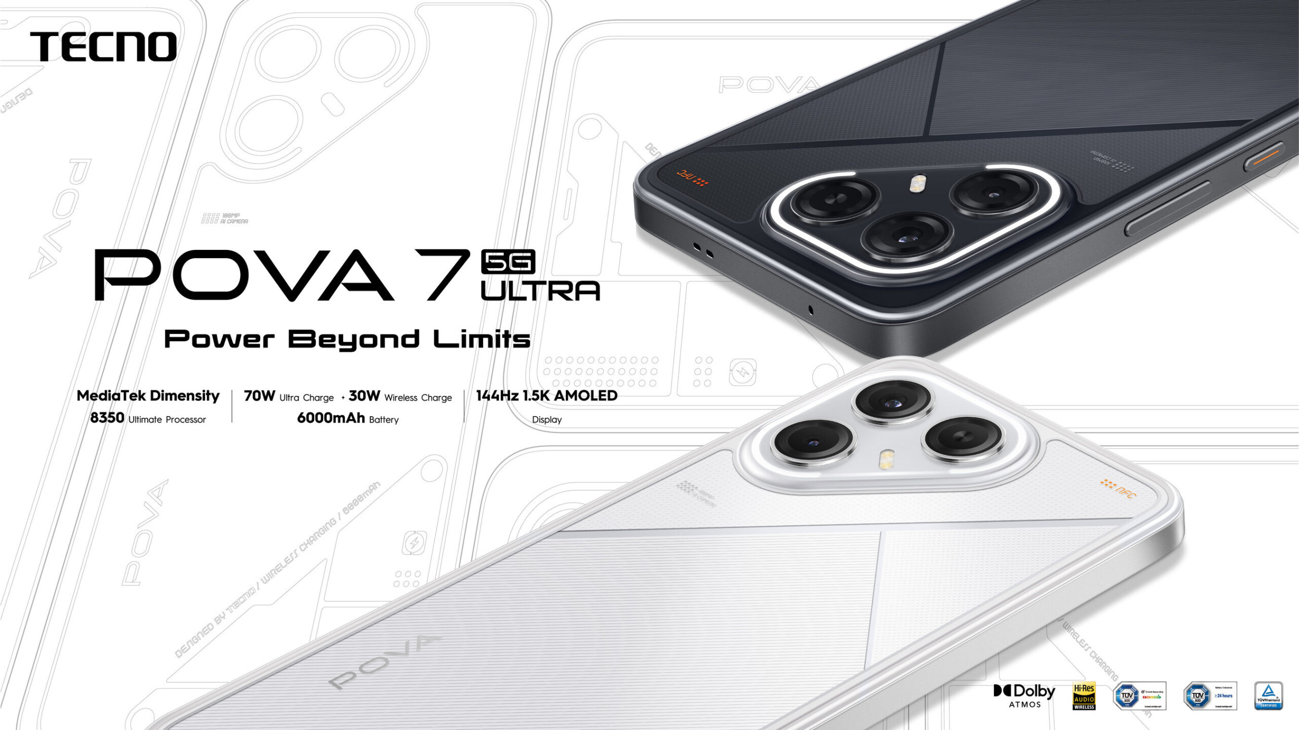 tecno-pova-7-series-launches:-boasting-refreshing-trendy-design,-ai-driven-gaming-power-and-numerous-surprising-features