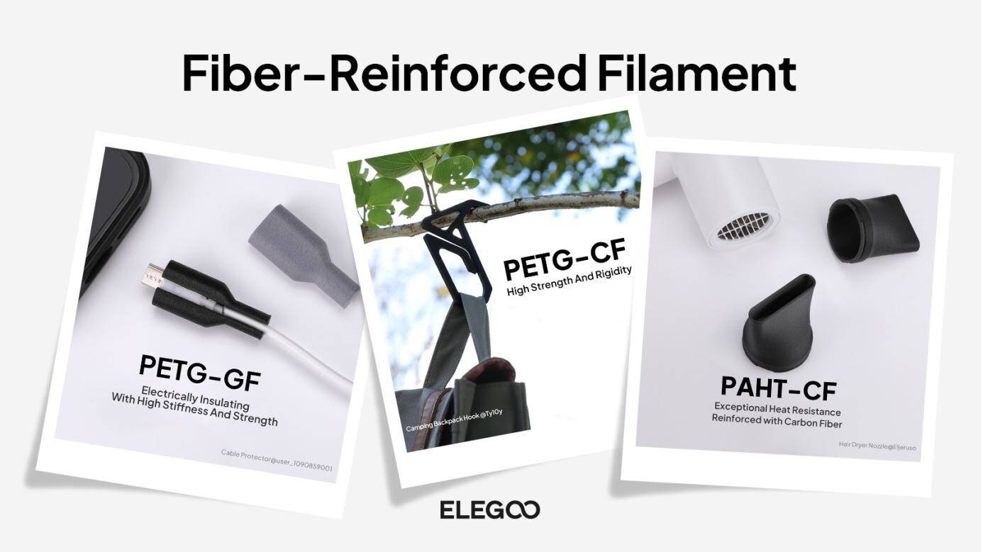 elegoo-lanza-una-serie-de-filamentos-reforzados-con-fibra-para-impresion-3d-fdm-mas-resistente