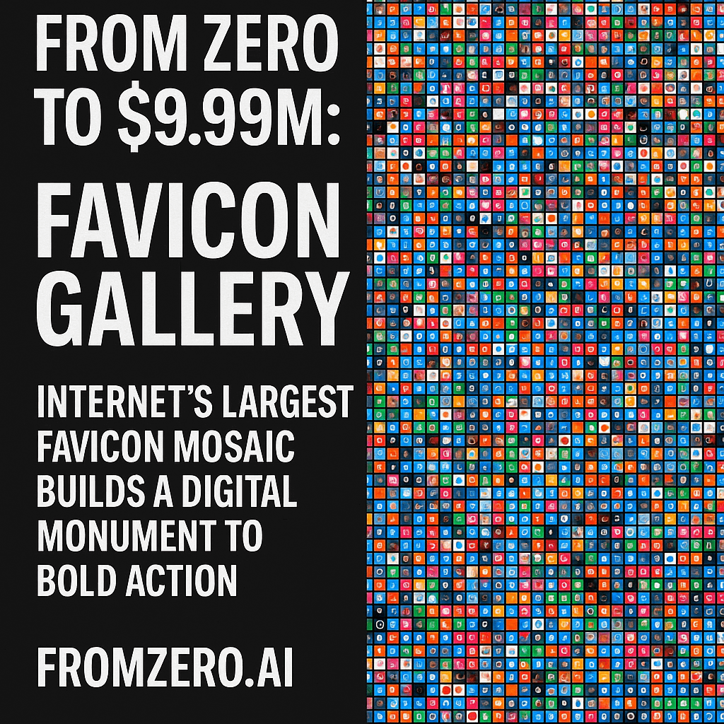 fromzero.ai-launches-favicon-gallery,-targeting-guinness-world-record-for-largest-digital-mosaic