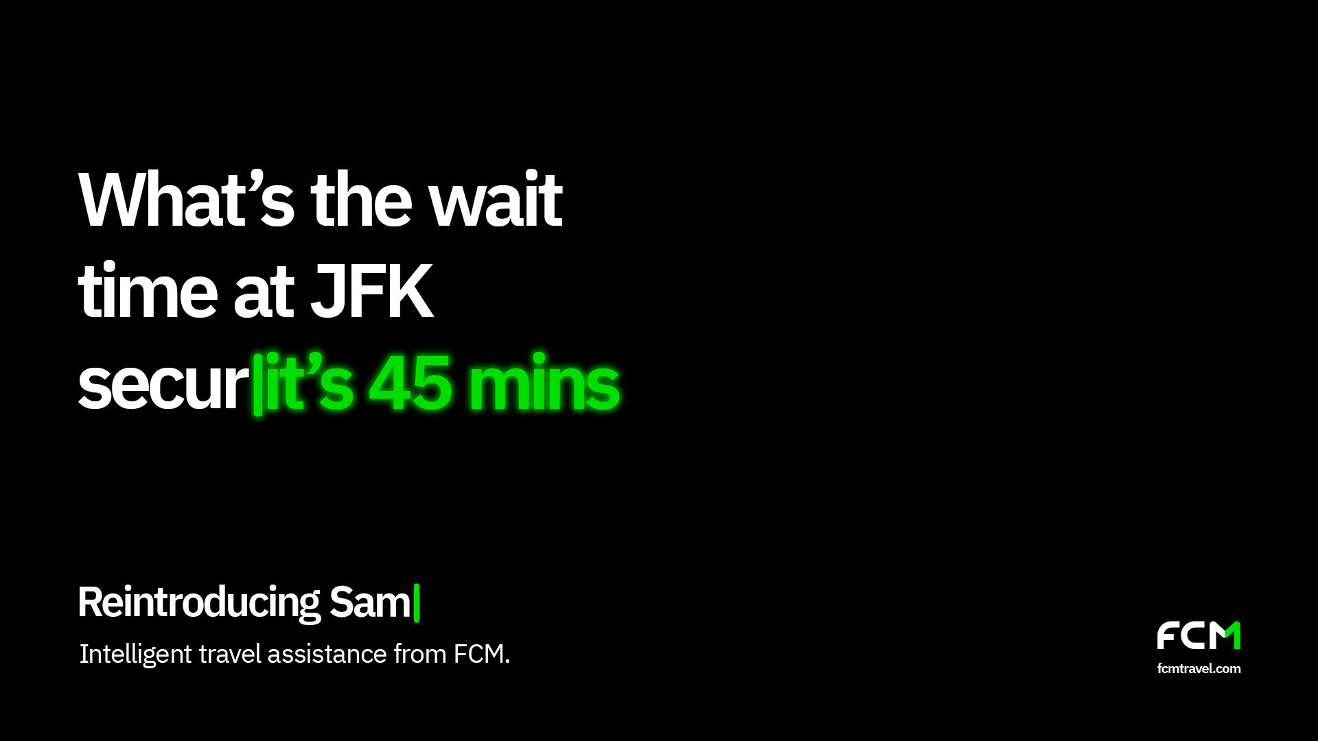 fcm-travel-relaunches-‘sam’-as-a-revolutionary-intelligent-virtual-assistant