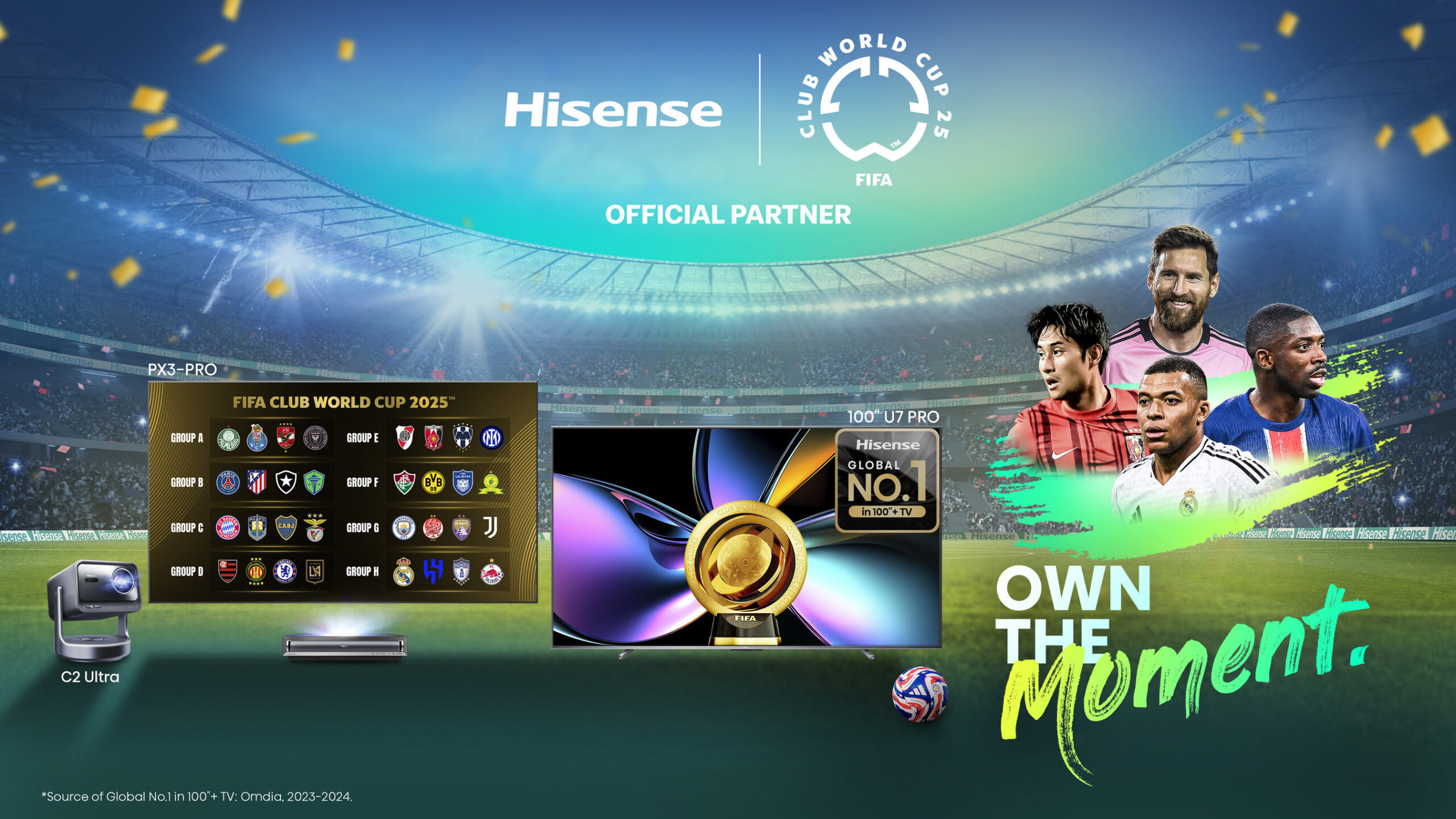 Компания-hisense-представляет-флагманские-дисплеи-на-Клубном-чемпионате-мира-по-футболу-fifa-club-world-cup-2025,-принося-радость-в-каждый-дом