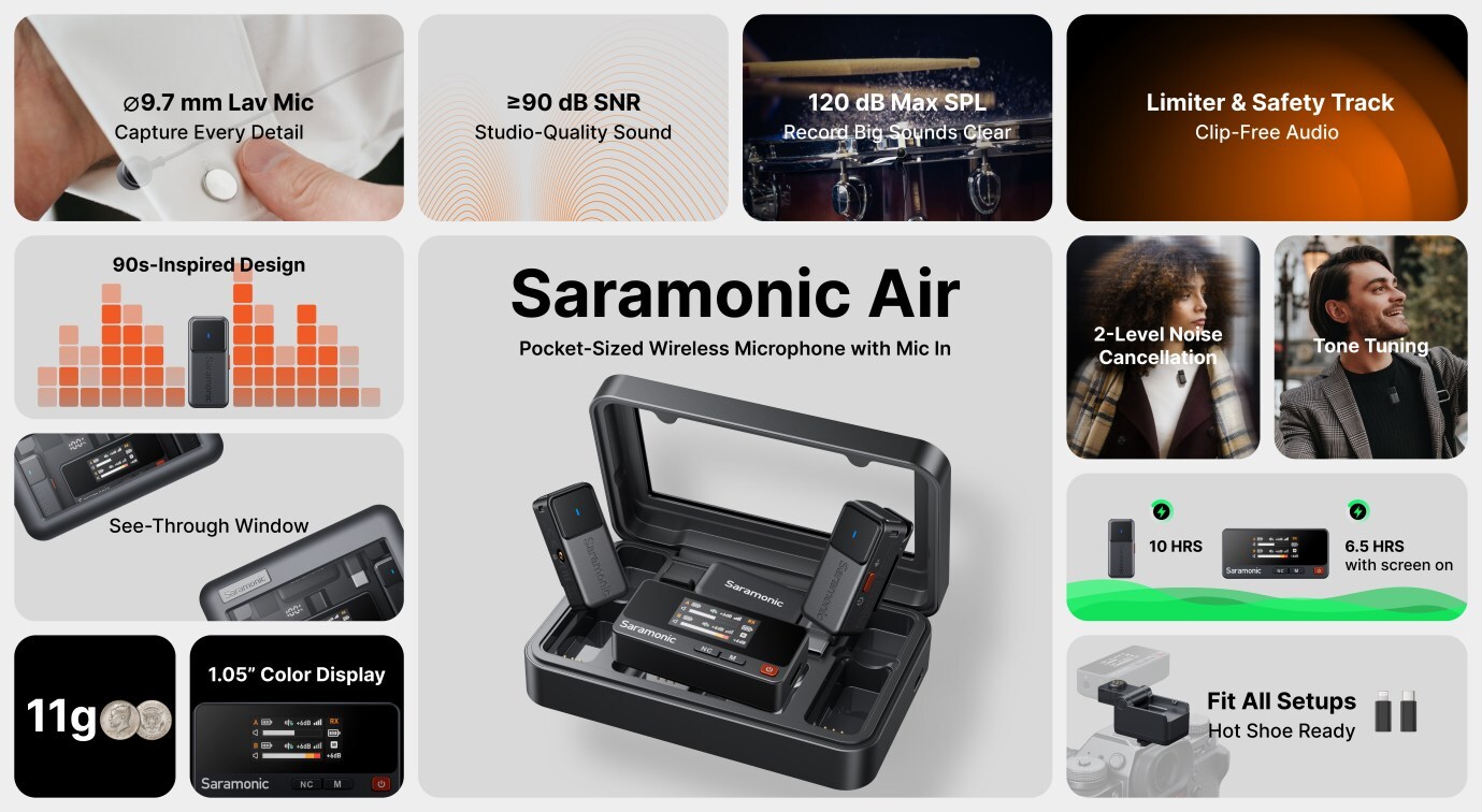 saramonic-air-launches-with-studio-grade-audio-and-retro-futuristic-design-for-pro-creators