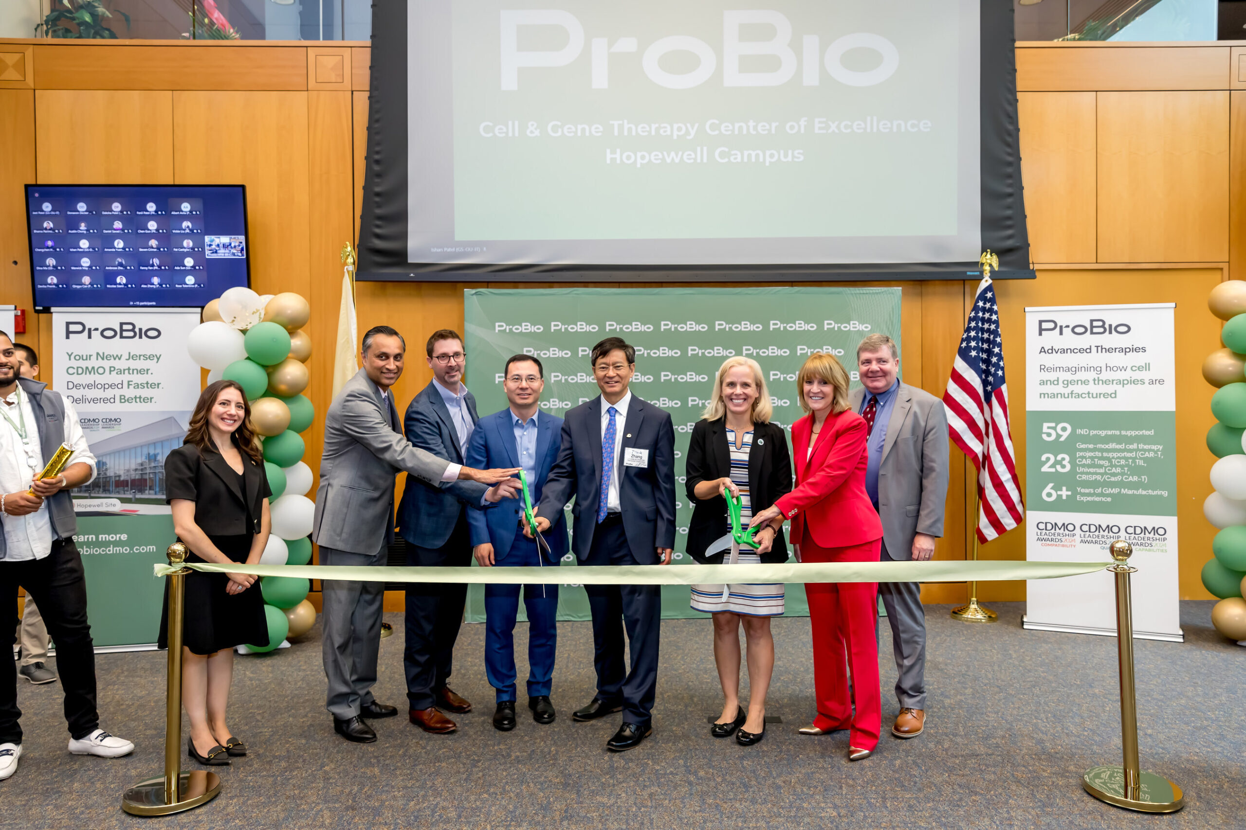 ProBio Opens Flagship U.S. Plasmid & Viral Vector Manufacturing Facility in Hopewell, New Jersey to Advance Cell and Gene Therapy