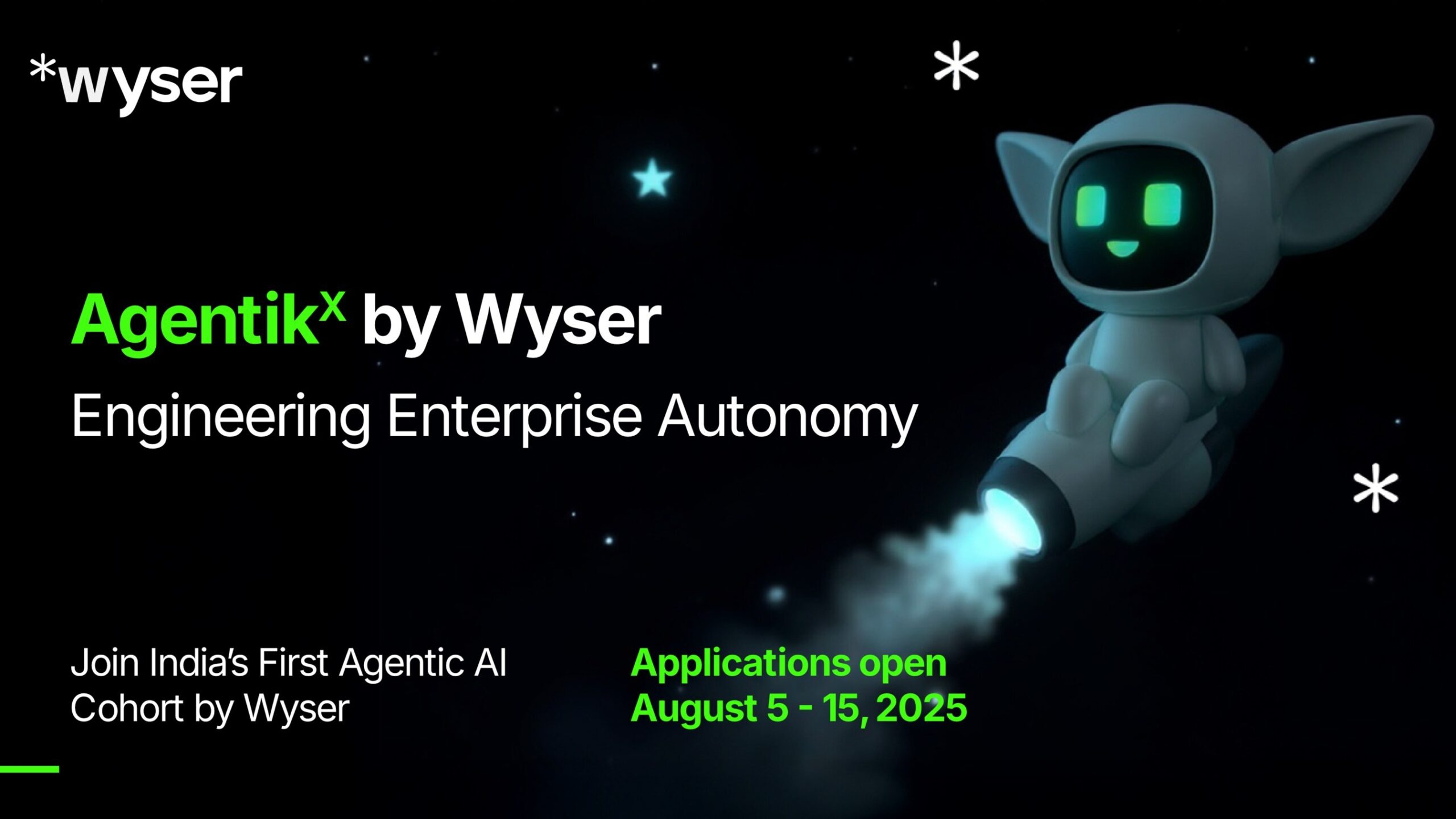 wyser-launches-agentikx,-india’s-first-ever-agentic-ai-investment-initiative-for-enterprise-b2b-startups-through-its-maiden-fund