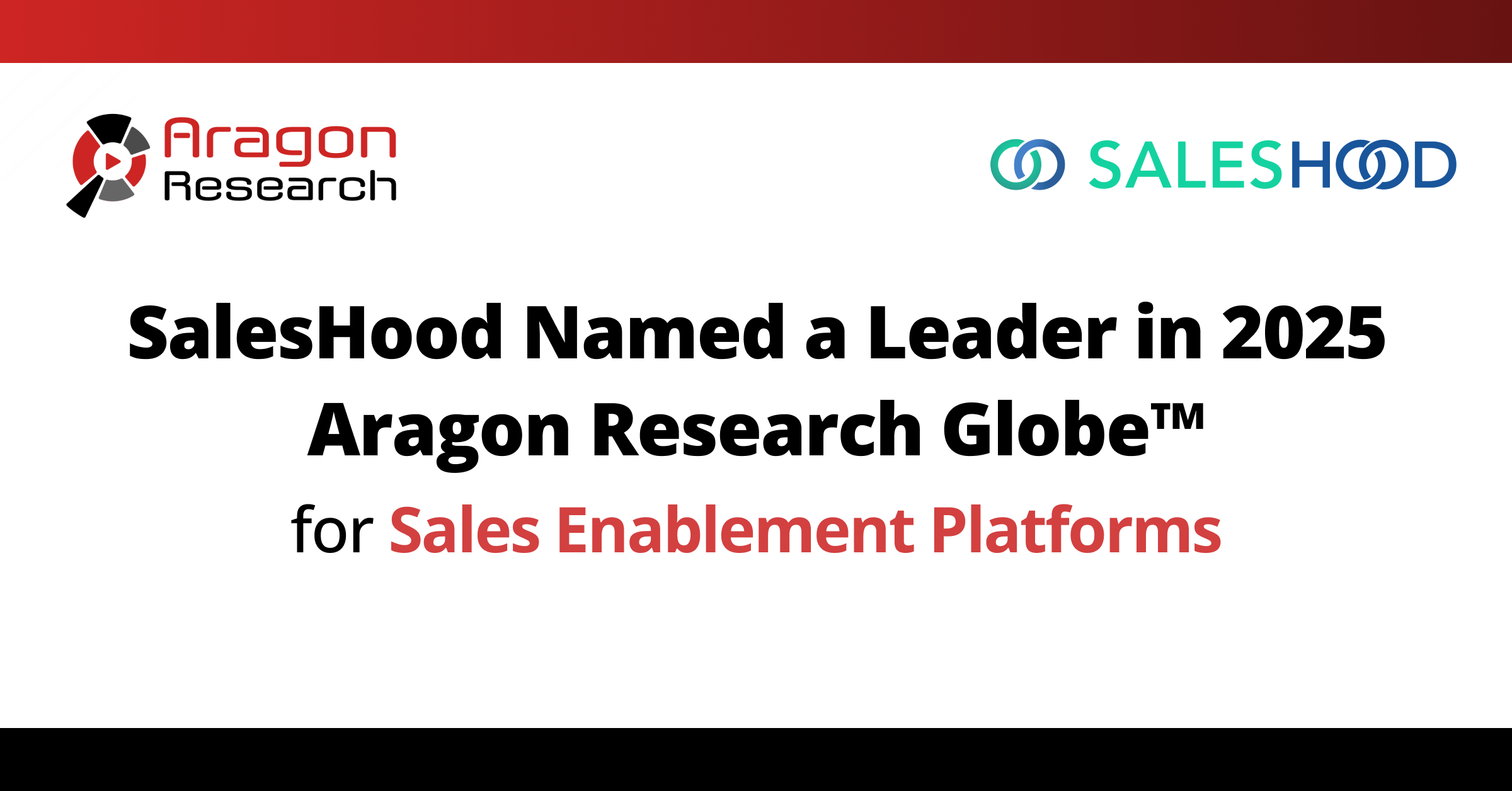 SalesHood Named a Leader in 2025 Aragon Research Globe™ for Sales Enablement Platforms
