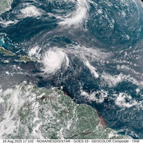 Rapidly intensifying Hurricane Erin becomes historic storm due to strengthening