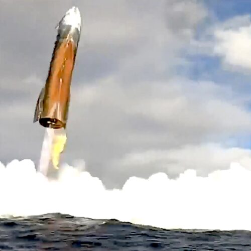 Under pressure after setbacks, SpaceX’s huge rocket finally goes the distance