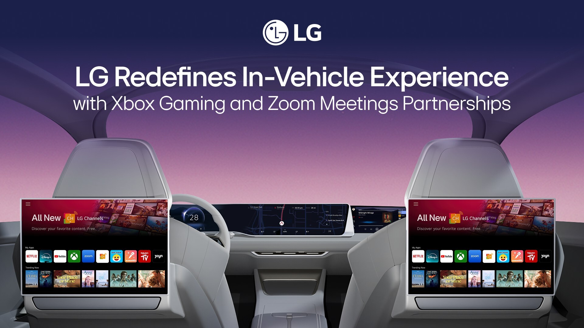 lg-redefines-in-vehicle-experience-with-xbox-gaming-and-zoom-meetings-partnerships