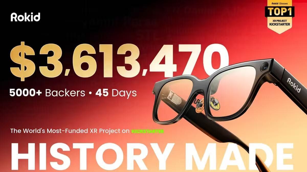 rokid-glasses-concludes-record-breaking-kickstarter-campaign-with-$3.6-million-raised