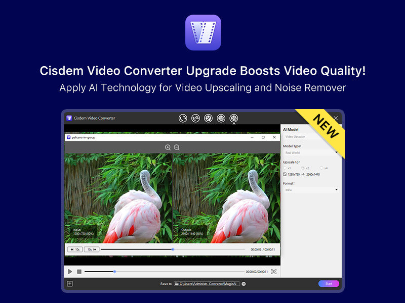 cisdem-upgrades-video-converter-with-ai-enhancer:-turn-blurry-video-into-4k-quality