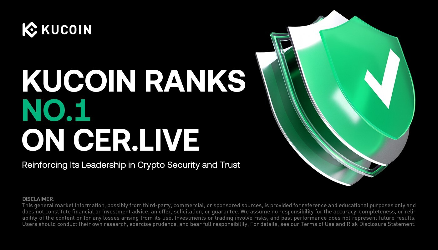 kucoin-ranks-no1-on-cer.live,-reinforcing-leadership-in-crypto-security-and-trust