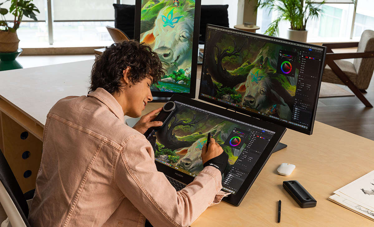 all-in-one-excellence:-huion-kamvas-pro-24-(gen-3)-–-das-ultimative-zeichendisplay-fur-kreative