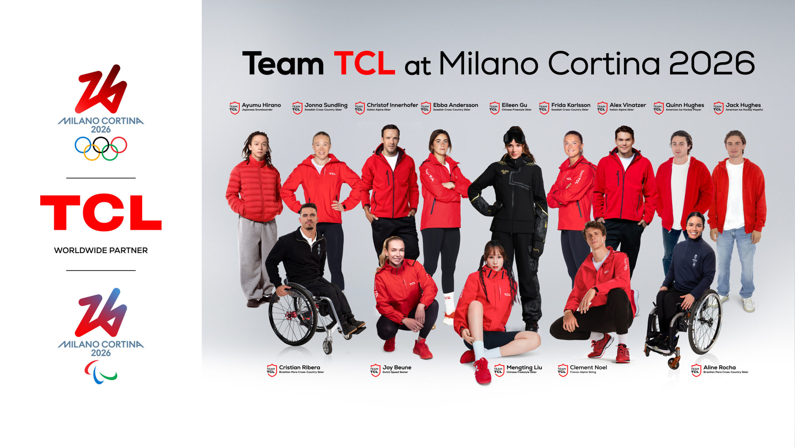 tcl-announces-winter-sports-athletes-joining-team-tcl,-embodying-the-spirit-of-“inspire-greatness”