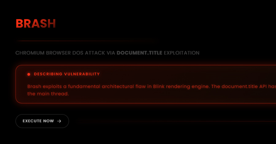 new-“brash”-exploit-crashes-chromium-browsers-instantly-with-a-single-malicious-url