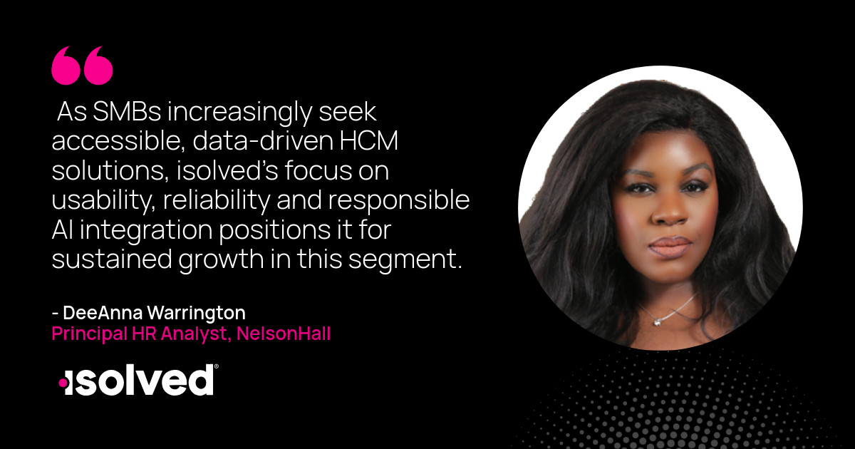 isolved-named-a-leader-in-nelsonhall’s-hcm-technology-&-genai-evaluation-for-smbs