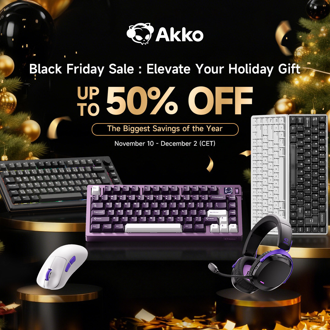 akko-black-friday-mega-sale:-bis-zu-50-%-–-werten-sie-ihre-weihnachtsgeschenkliste-auf