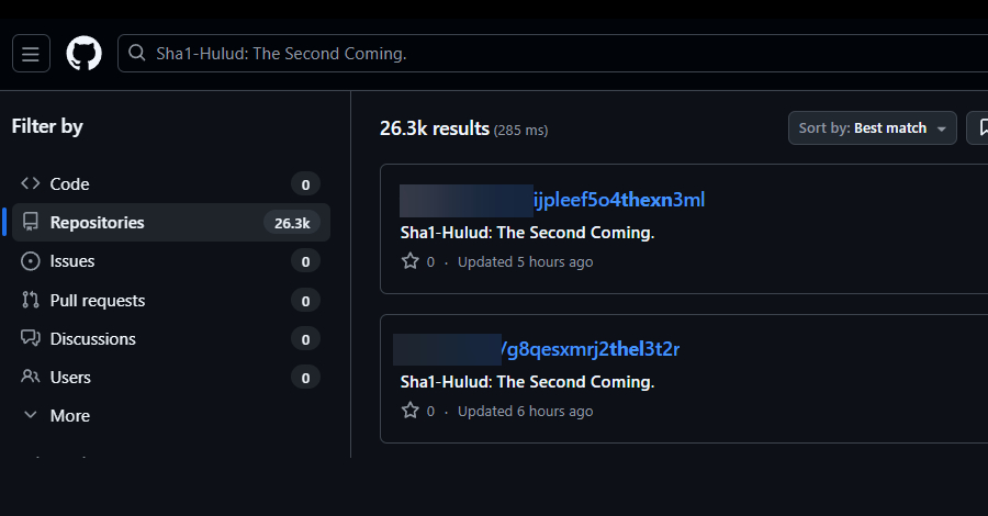 second-sha1-hulud-wave-affects-25,000+-repositories-via-npm-preinstall-credential-theft