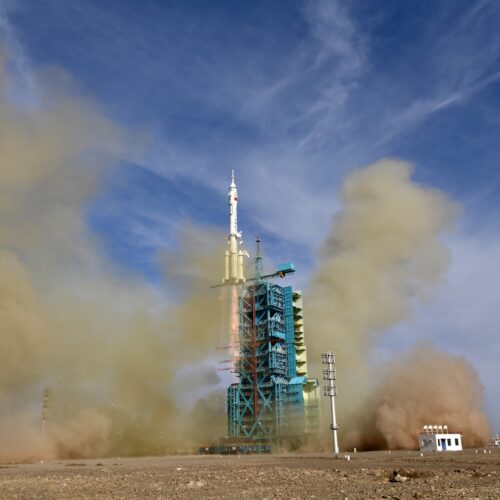 China launches an emergency lifeboat to bring three astronauts back to Earth