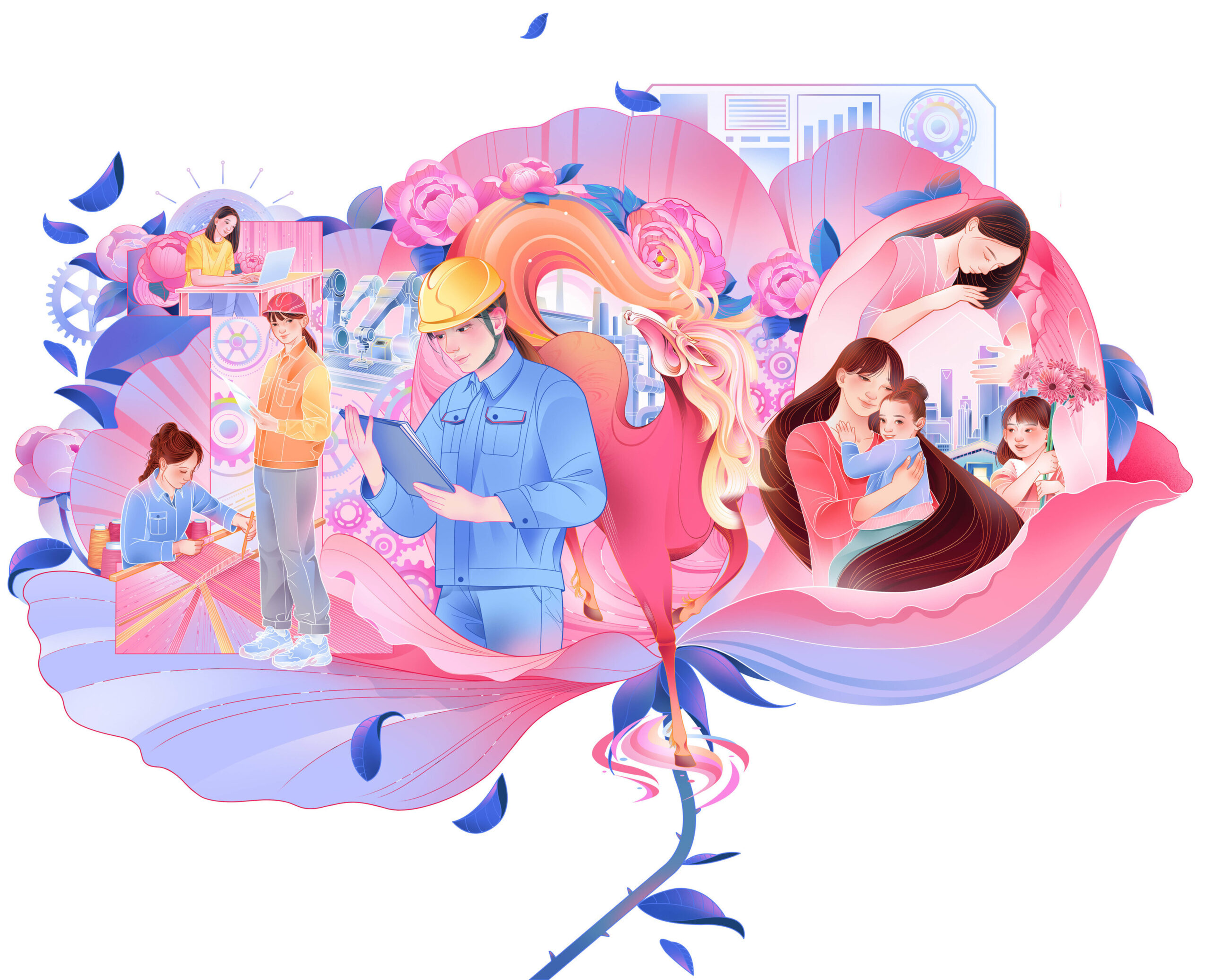 female-model-workers-sharing-expertise-with-enterprises