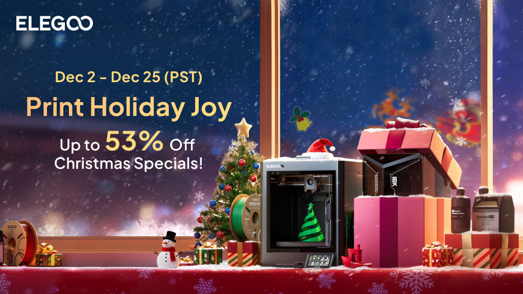 elegoo-announces-christmas-3d-printer-sale-with-major-holiday-deals-from-dec-2-to-dec.-25