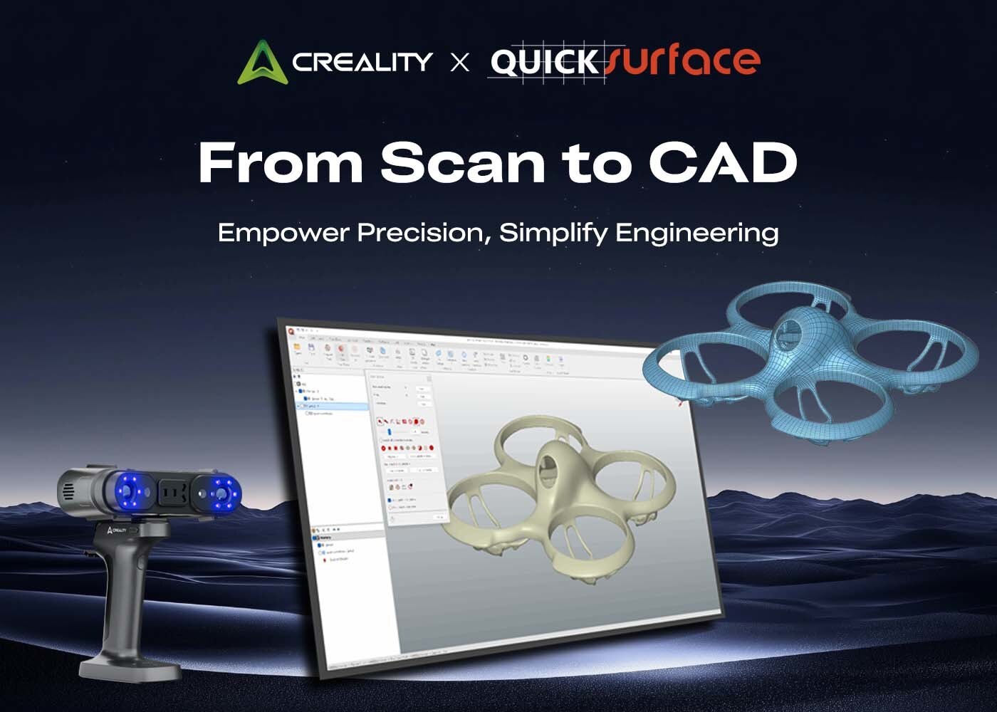 creality-stellt-scan-to-cad-workflow-dank-neuer-quicksurface-partnerschaft-vor