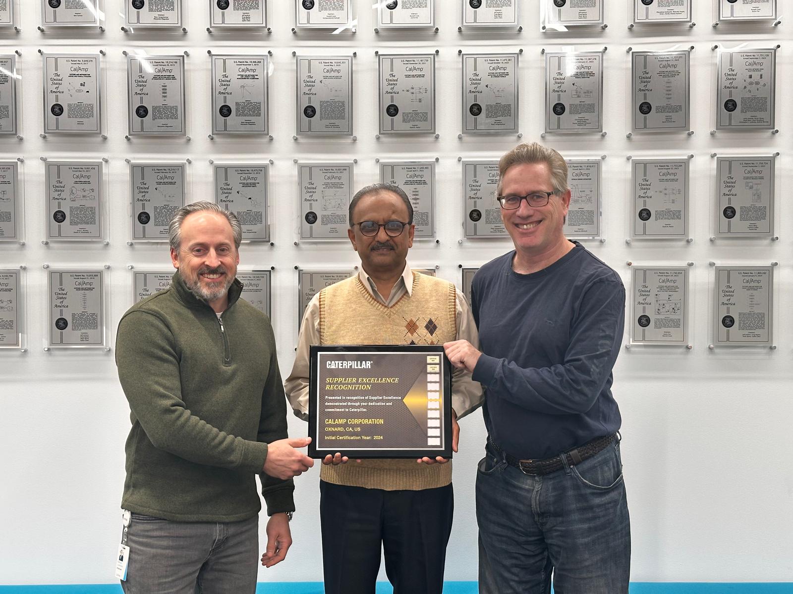 calamp-earns-caterpillar-supplier-excellence-certification-for-second-consecutive-year