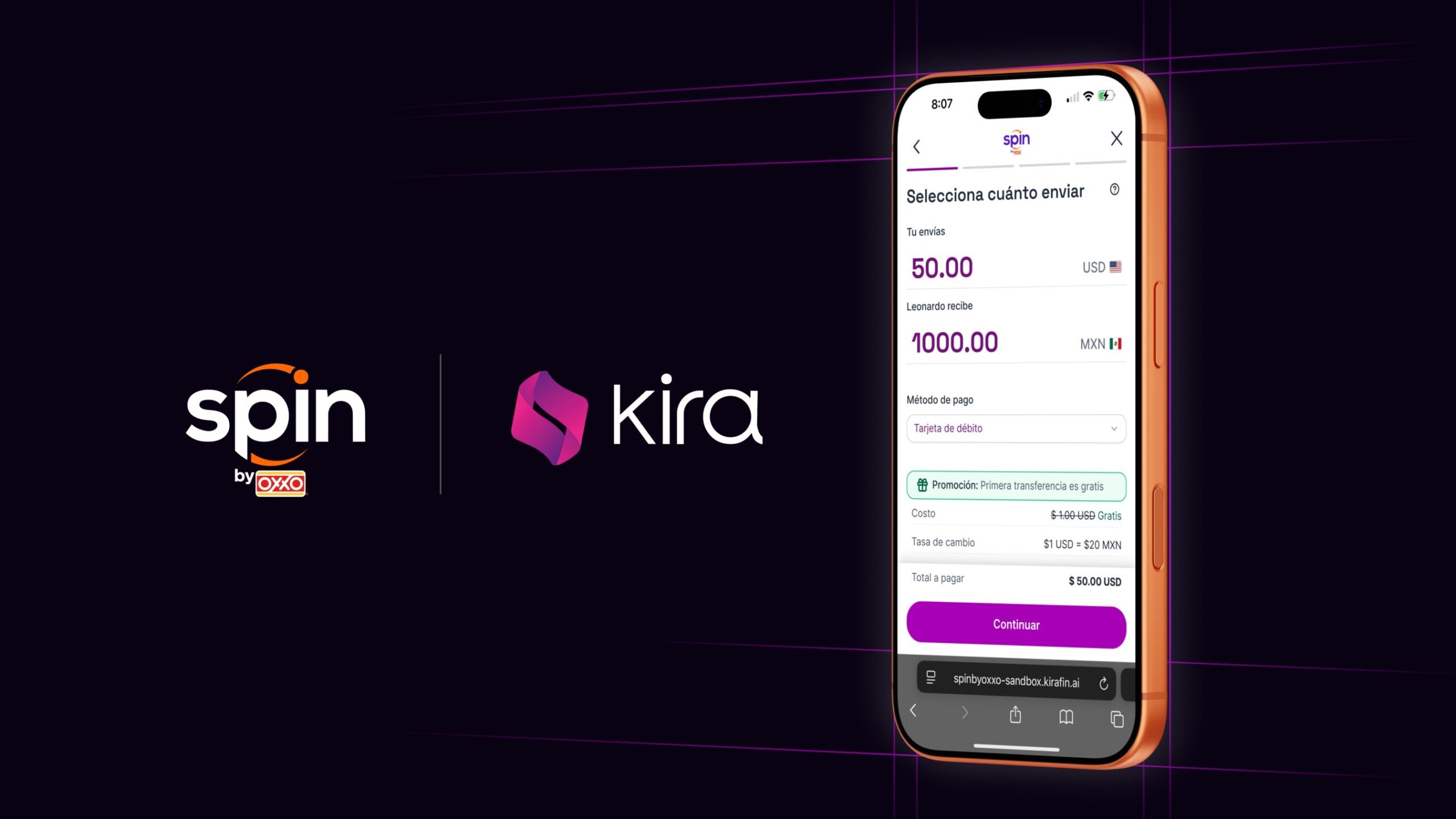 kira-partners-with-spin-by-oxxo-to-enable-seamless-money-movement-from-the-united-states-to-mexico