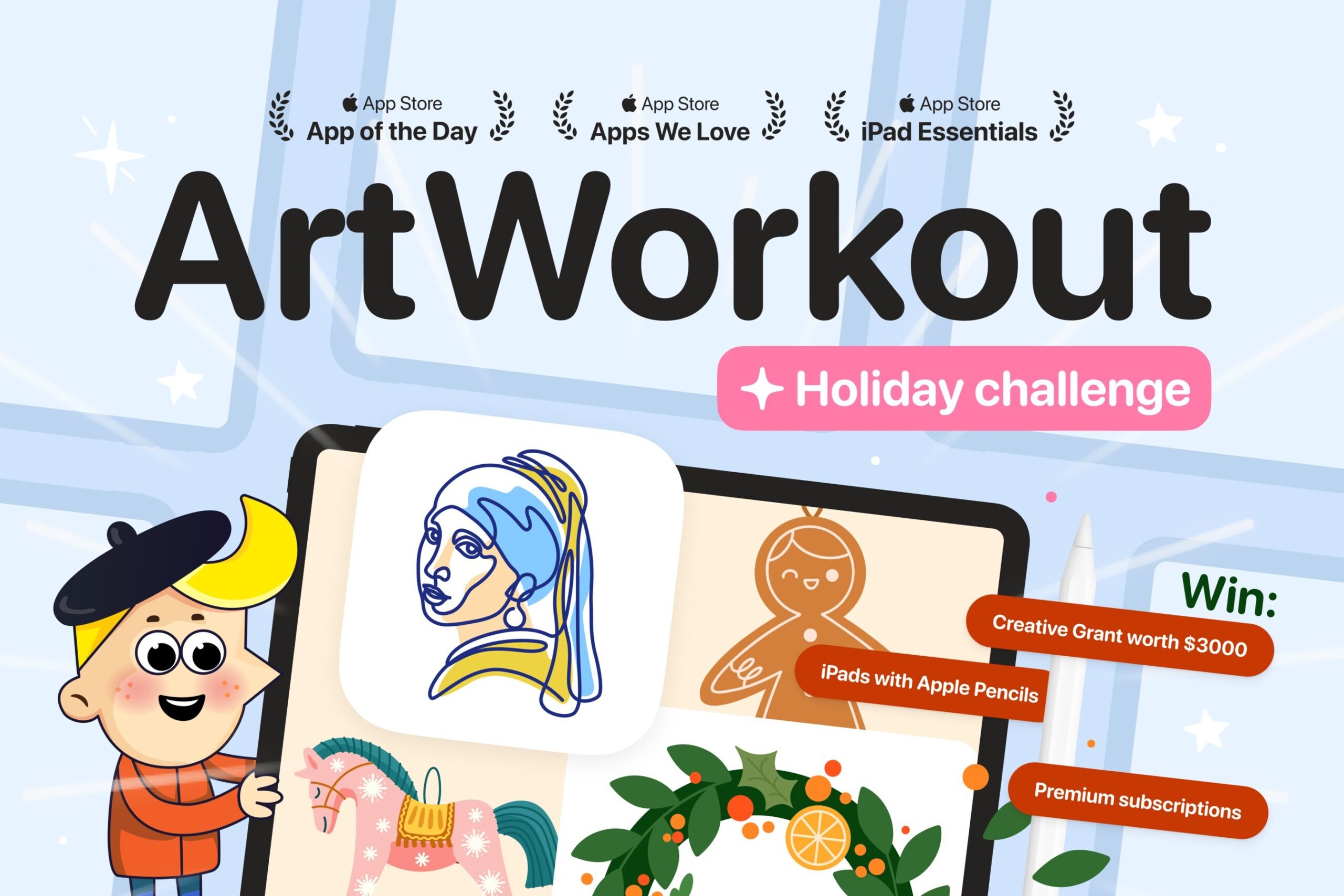 artworkout-launches-holiday-campaign-offering-ipads,-art-classes,-and-premium-subscriptions