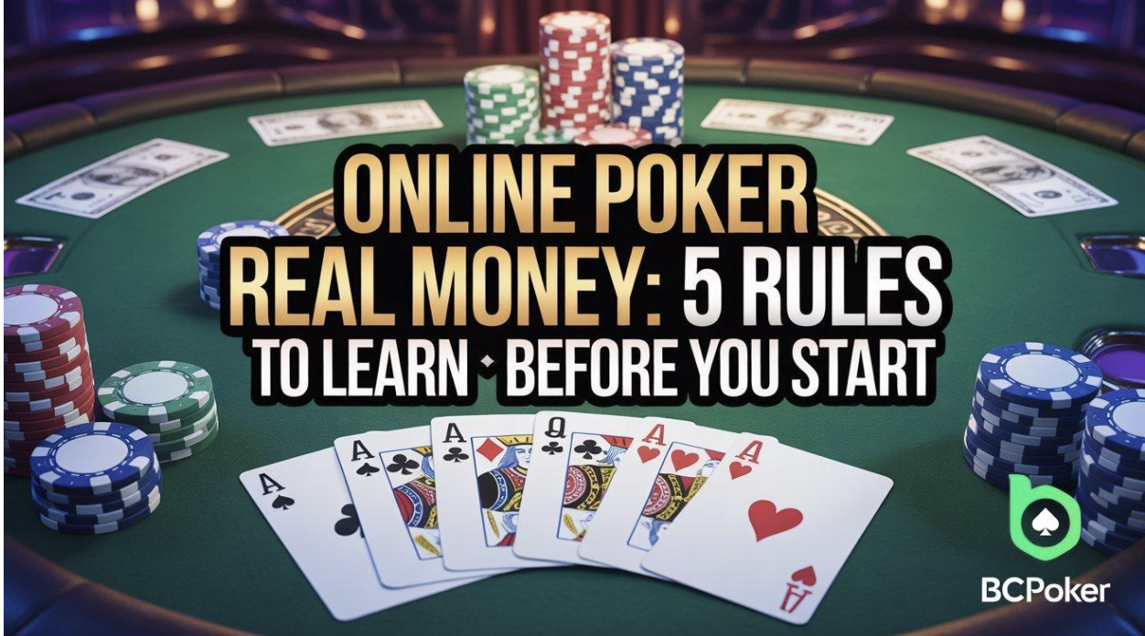 online-poker-real-money:-5-rules-to-learn-before-you-start-playing-at-bc-poker!