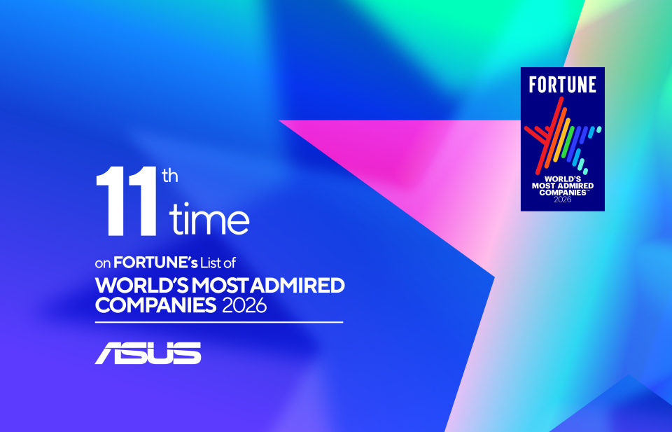 asus-celebrates-11th-inclusion-on-fortune’s-2026-world’s-most-admired-companies-list