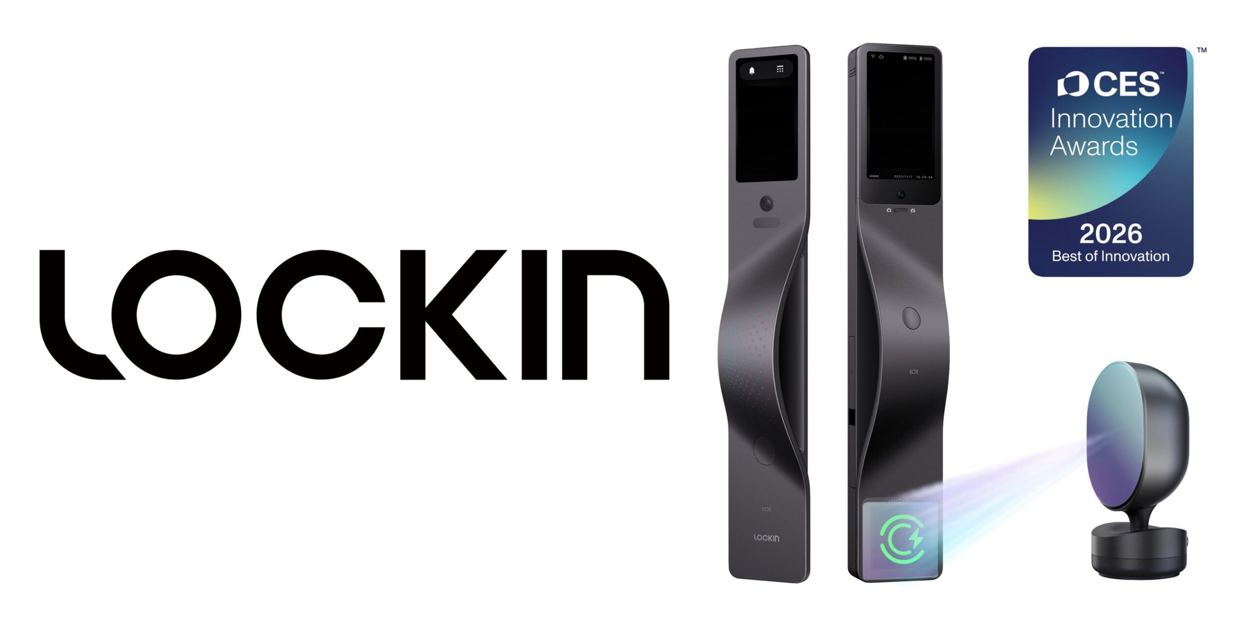 lockin-debuts-first-of-its-kind-optical-charging-smart-lock-with-eternal,-zero-maintenance-power-at-ces-2026