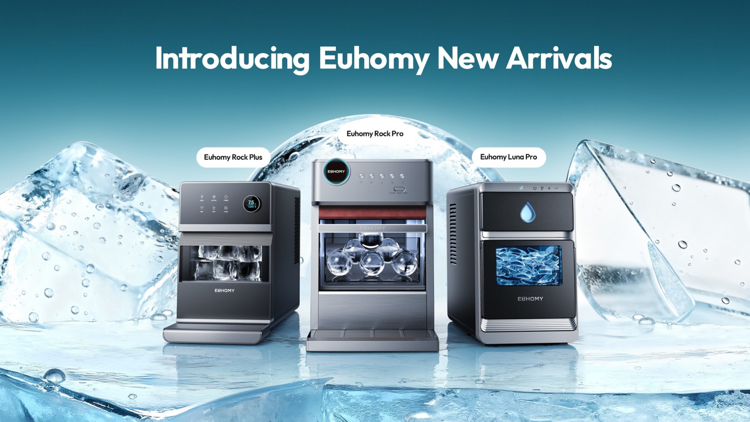 euhomy-premieres-four-new-portable-ice-makers-at-ces-2026,-redefining-ice-making-for-every-occasion