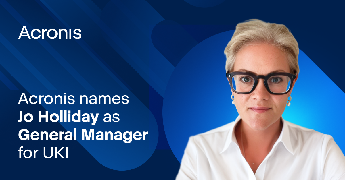 acronis-appoints-jo-holliday-as-general-manager-for-united-kingdom-and-ireland