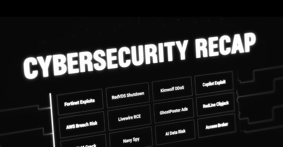 -weekly-recap:-fortinet-exploits,-redline-clipjack,-ntlm-crack,-copilot-attack-&-more