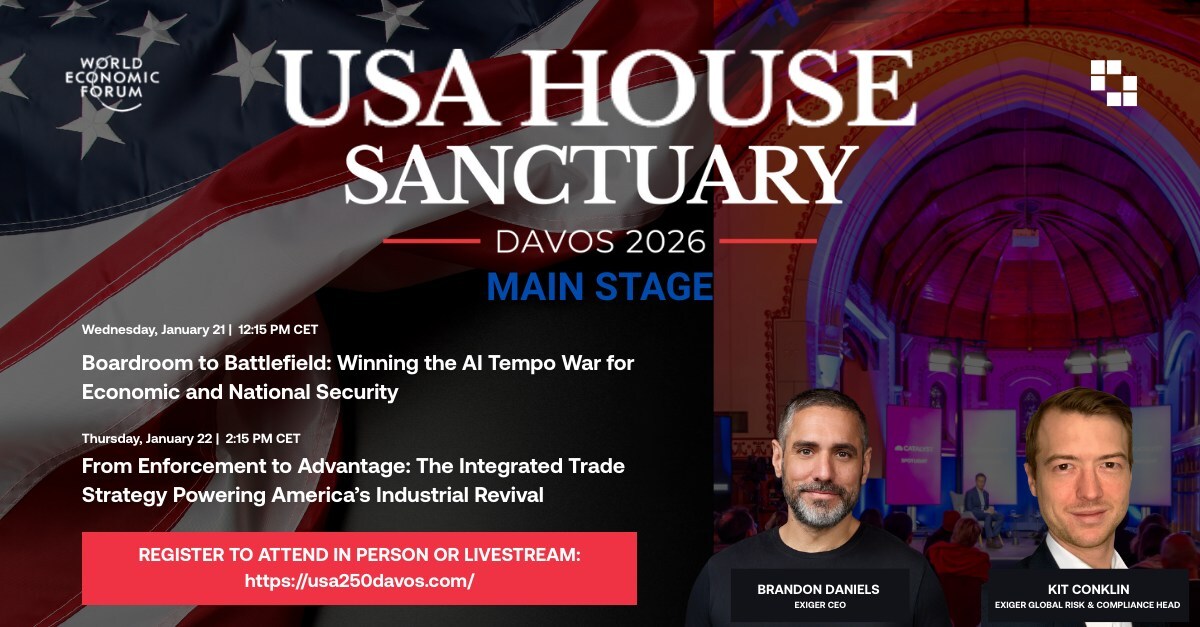 exiger-execs-speaking-at-usa-house-at-wef-2026-annual-meeting-in-davos