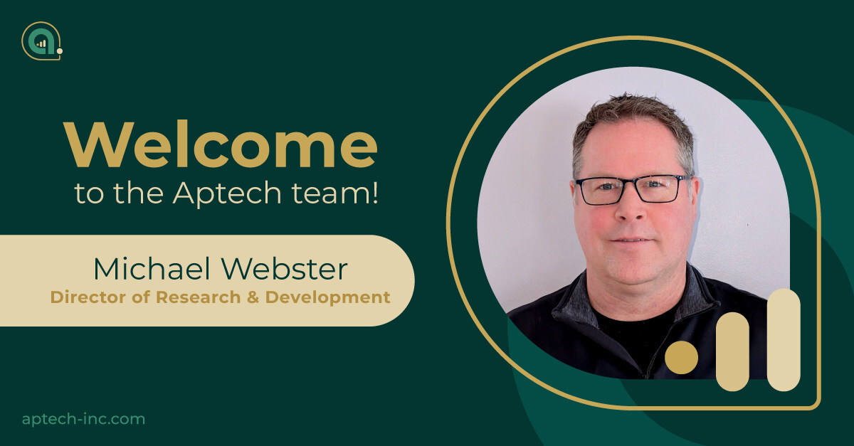 aptech-welcomes-michael-webster-as-director-of-research-&-development