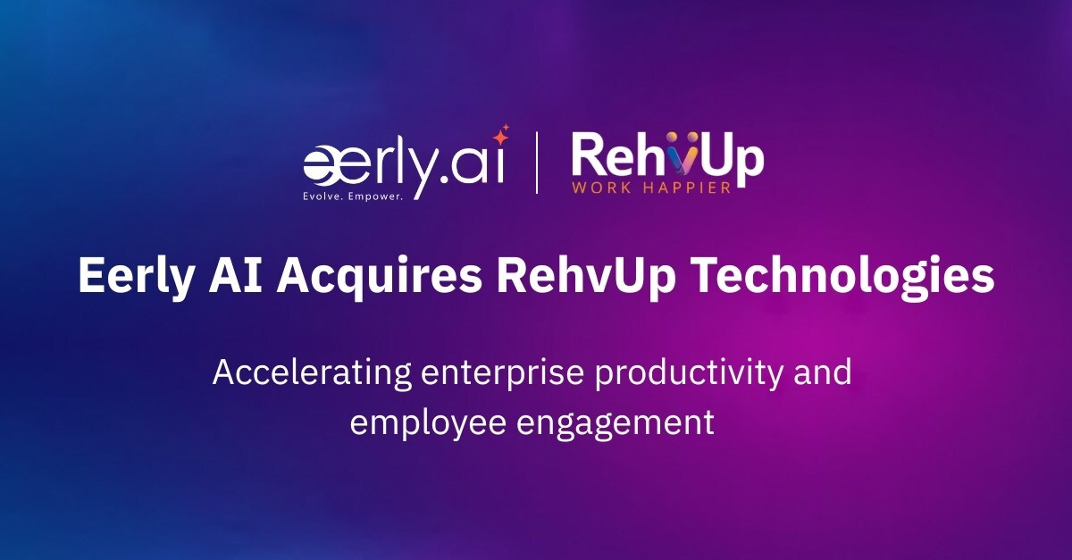 Eerly AI Accelerates Enterprise Productivity With Strategic Acquisition of RehvUp Technologies