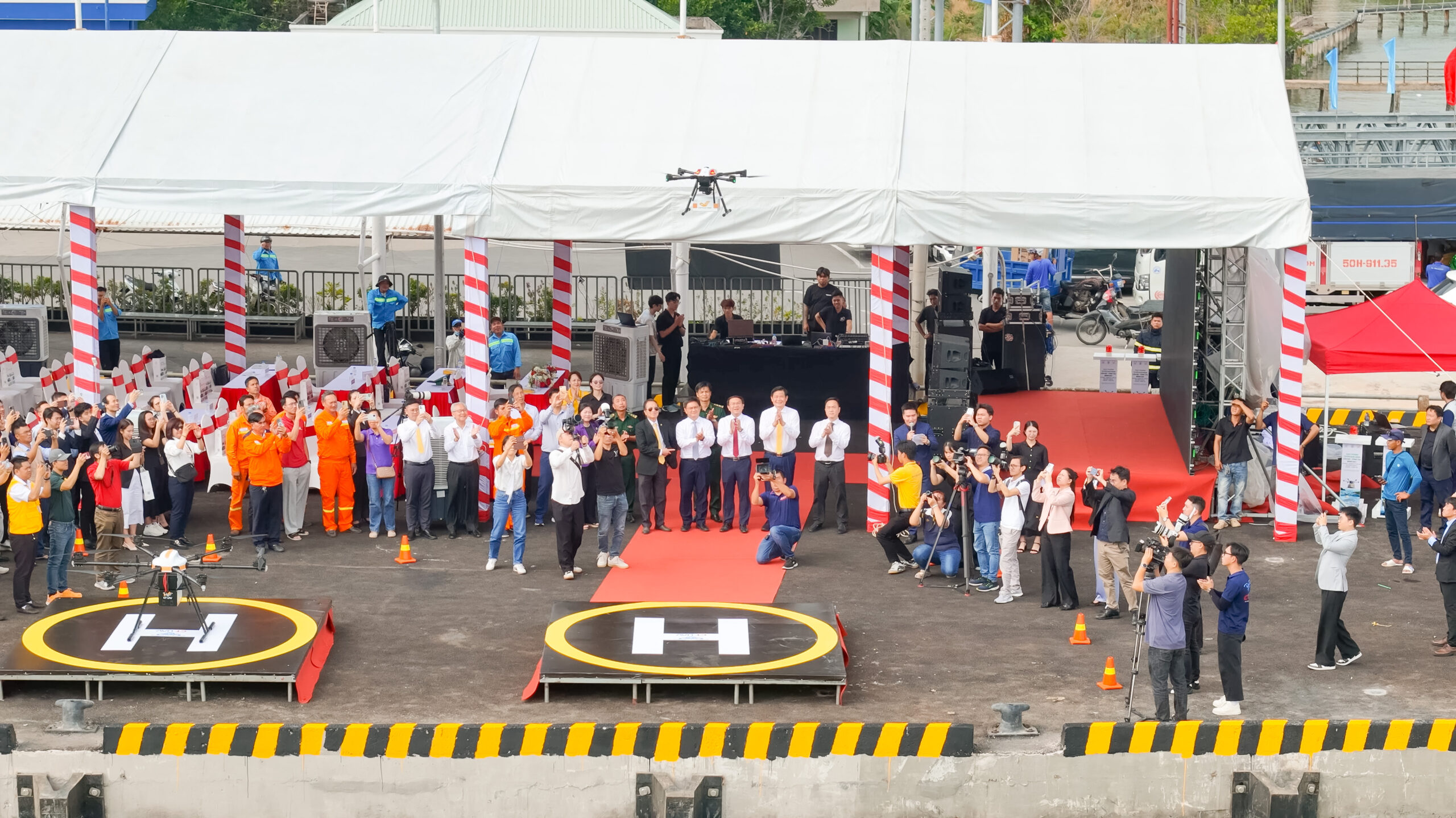 First City in ASEAN to Launch Sea-Crossing UAV Delivery