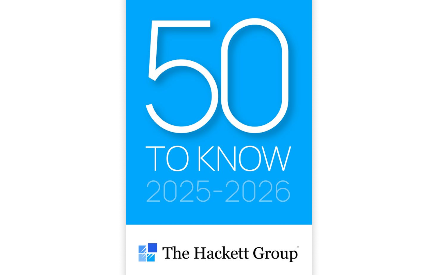 Sirion Named to The Hackett Group’s® 2026 “50 to Know” List