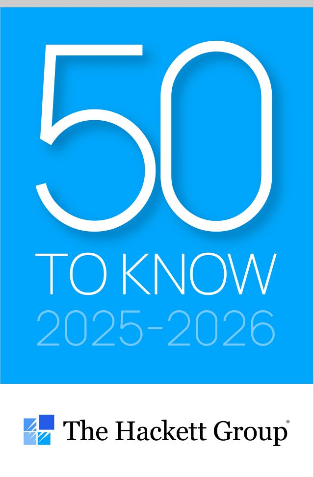 sourceday-named-to-the-hackett-group’s-2025–2026-50-to-know-list