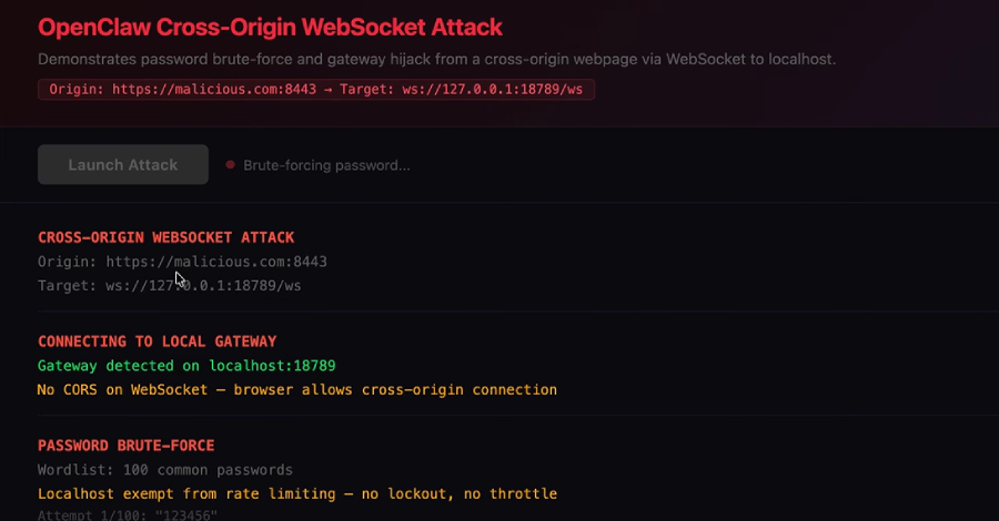 clawjacked-flaw-lets-malicious-sites-hijack-local-openclaw-ai-agents-via-websocket