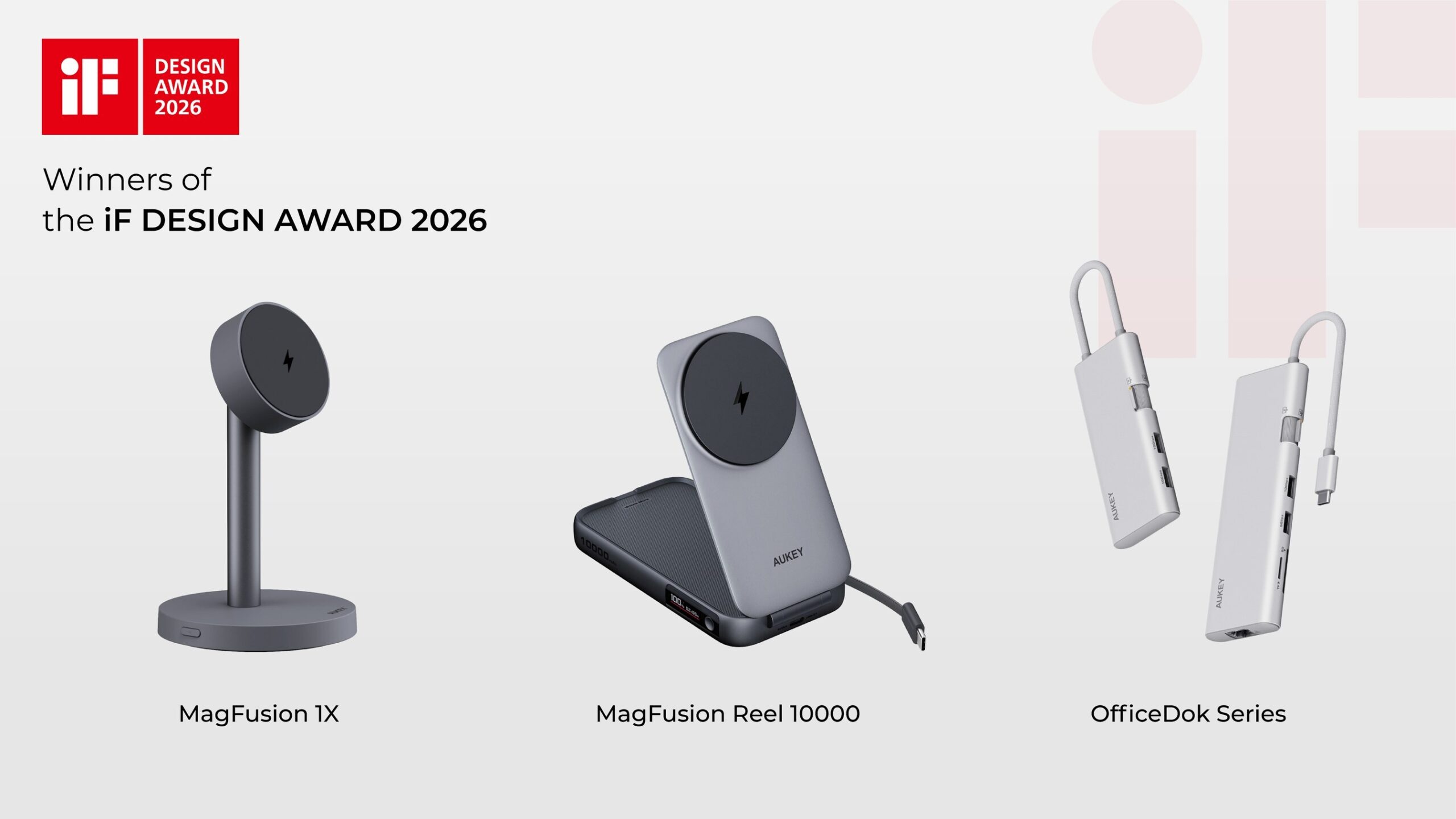 aukey-wins-three-if-design-award-2026-honors,-reinforcing-commitment-to-design-led-innovation