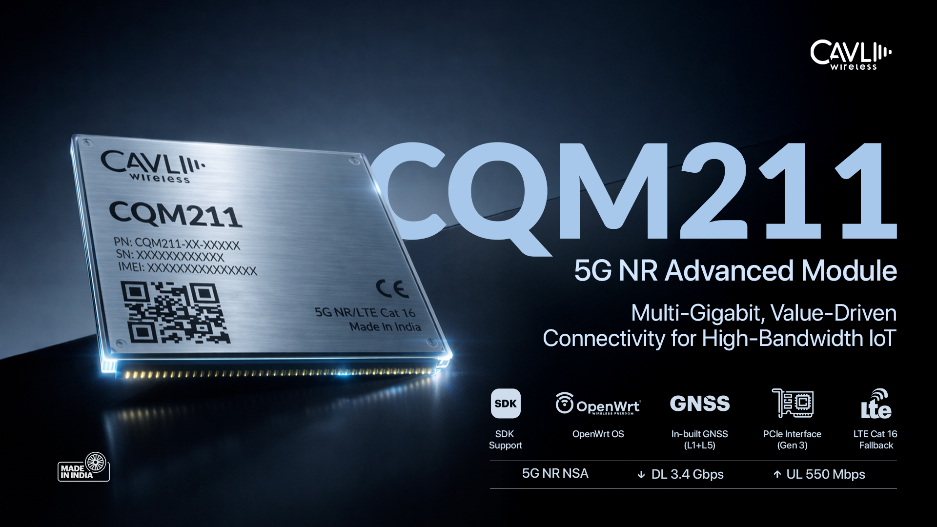 cavli-wireless-to-introduce-the-cqm211-5g-nr-advanced-module-at-embedded-world-2026