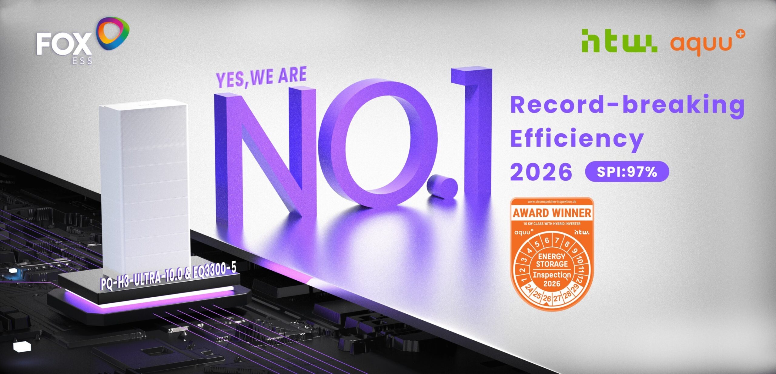 fox-ess-achieves-record-97%-energy-storage-efficiency-under-htw-rankings