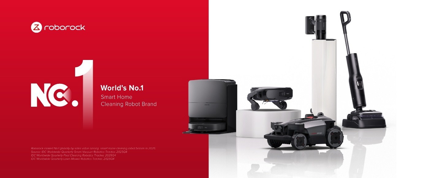 roborock-becomes-the-world’s-no.-1-smart-cleaning-robot-brand,-according-to-idc